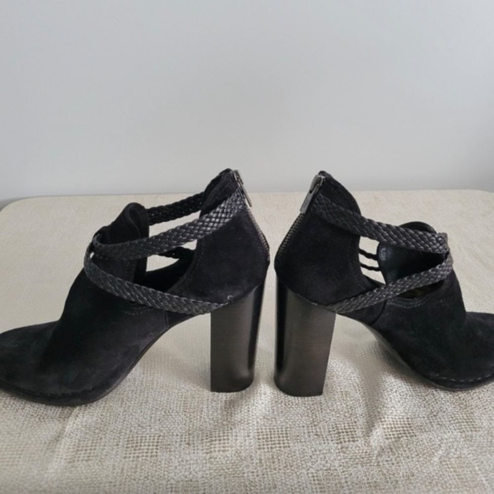 Frye Margaret Braid Ankle Booties, Size 10